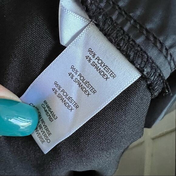 Calvin Klein Wide Leg Crop Belted Pants Career Professional Work Office 10 - Picture 9 of 9